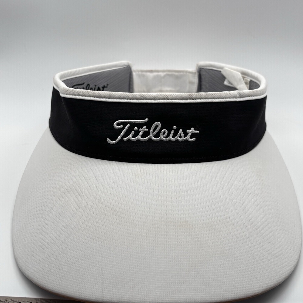 Titleist Tour Performance Golf‎ Visor Black White Adjustable TH9VWSD-P06
